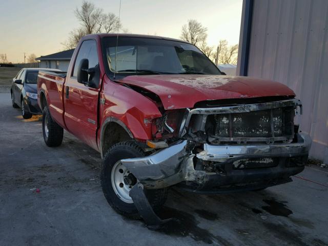 1FTNF21P64EC15595 - 2004 FORD F250 SUPER RED photo 1