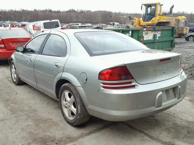 1B3EL46T36N213429 - 2006 DODGE STRATUS SX GREEN photo 3