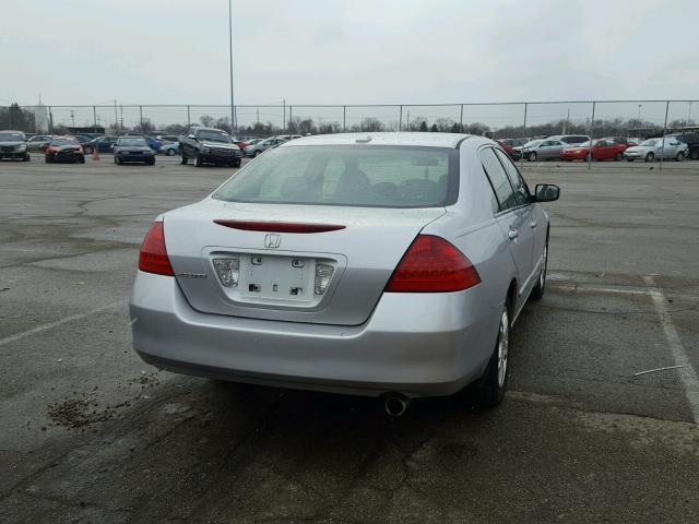 1HGCM56856A177093 - 2006 HONDA ACCORD EX SILVER photo 4