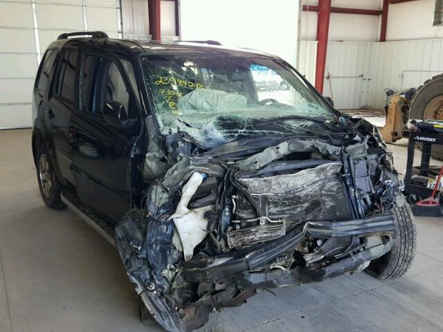 5FNYF4H75BB012952 - 2011 HONDA PILOT EXLN BLUE photo 1