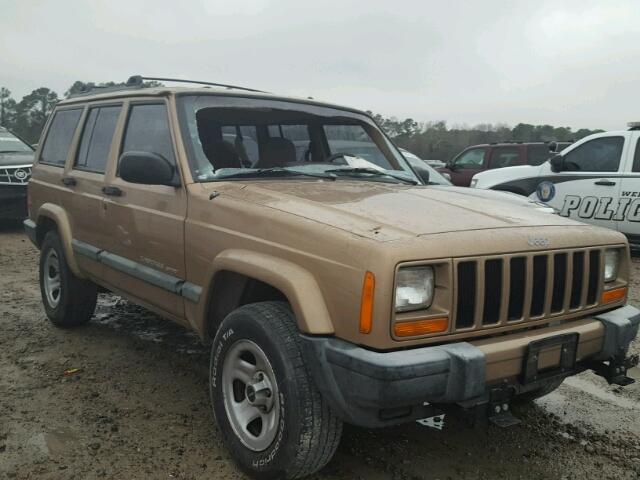 1J4FF68SXXL596951 - 1999 JEEP CHEROKEE S GOLD photo 1