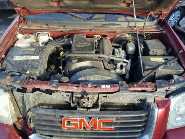 1GKET16S036102433 - 2003 GMC ENVOY XL RED photo 7