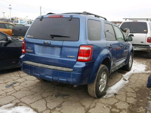 1FMCU93G29KA15384 - 2009 FORD ESCAPE XLT BLUE photo 4