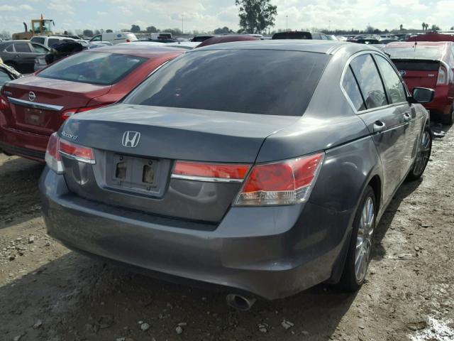 1HGCP2F45BA132359 - 2011 HONDA ACCORD LXP GRAY photo 4