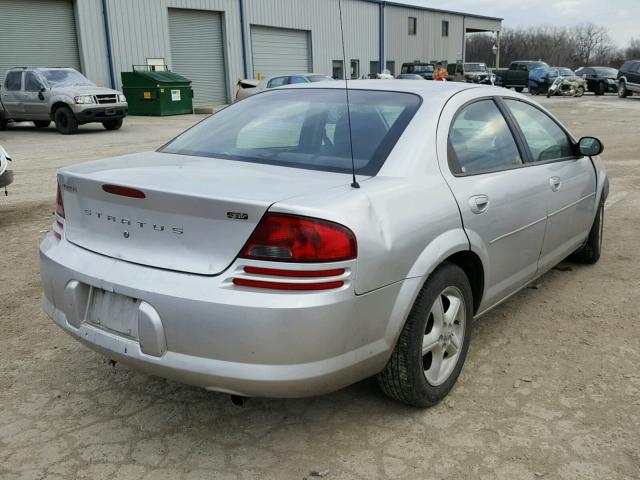 1B3EL46X26N278968 - 2006 DODGE STRATUS SX SILVER photo 4