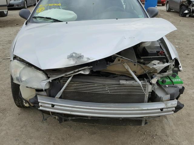 1B3EL46X26N278968 - 2006 DODGE STRATUS SX SILVER photo 9