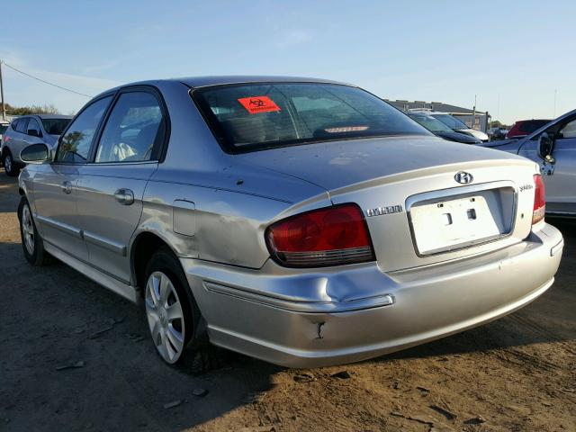 KMHWF25H15A208212 - 2005 HYUNDAI SONATA GL SILVER photo 3