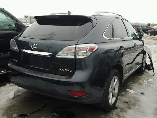 2T2BK1BA7AC035488 - 2010 LEXUS RX 350 BLACK photo 4