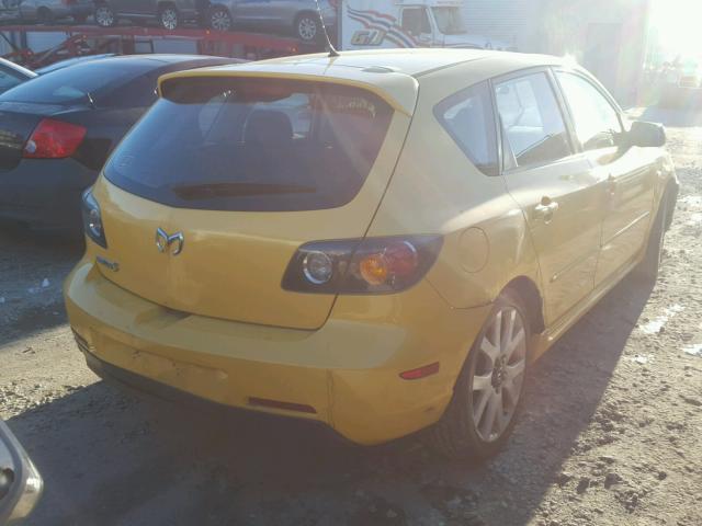 JM1BK143941138889 - 2004 MAZDA 3 HATCHBAC YELLOW photo 4