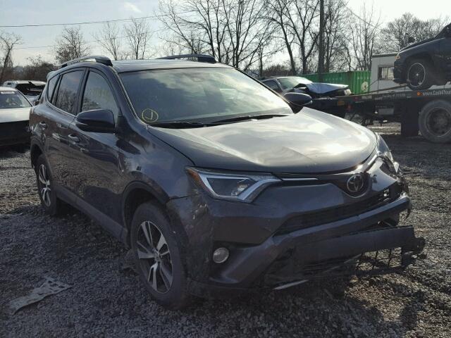 JTMRFREV8HJ709215 - 2017 TOYOTA RAV4 XLE GRAY photo 1