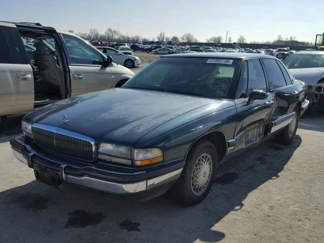 1G4CW53L9P1649925 - 1993 BUICK PARK AVENU GREEN photo 2