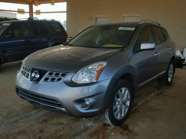 JN8AS5MT6CW270176 - 2012 NISSAN ROGUE S BLUE photo 2