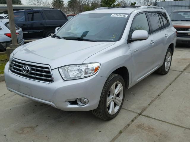 JTEDK3EH4A2156393 - 2010 TOYOTA HIGHLANDER SILVER photo 2