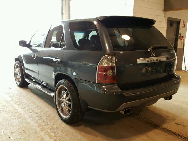 2HNYD18255H559138 - 2005 ACURA MDX GRAY photo 3