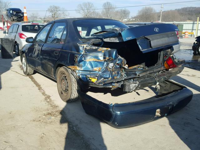 1NXAE09B8RZ200846 - 1994 TOYOTA COROLLA LE 蓝色 照片 3