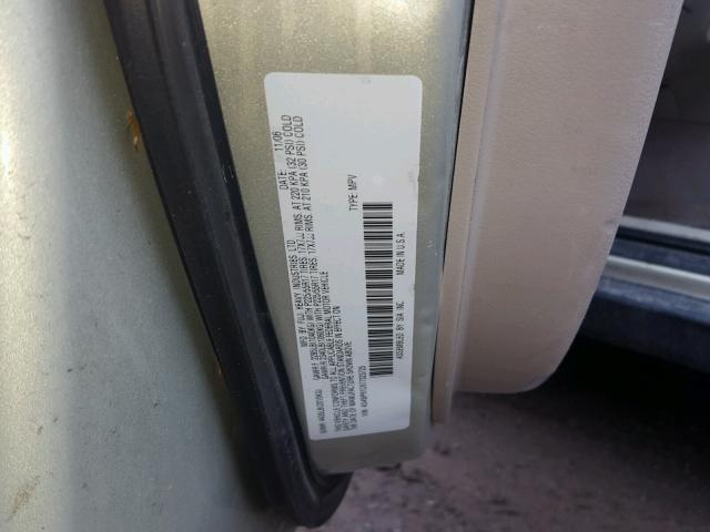 4S4BP61C677323725 - 2007 SUBARU LEGACY OUT GOLD photo 10