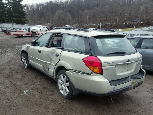 4S4BP61C677323725 - 2007 SUBARU LEGACY OUT GOLD photo 3