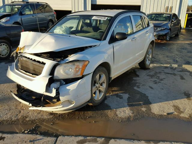 1B3CB3HA6BD296256 - 2011 DODGE CALIBER MA WHITE photo 2