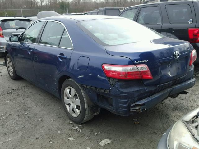 4T1BE46K57U026585 - 2007 TOYOTA CAMRY NEW BLUE photo 3