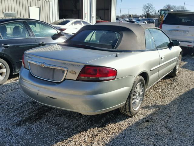 1C3EL55R45N576707 - 2005 CHRYSLER SEBRING TO SILVER photo 4