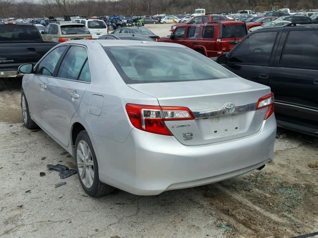 4T4BF1FK1ER409860 - 2014 TOYOTA CAMRY L SILVER photo 3