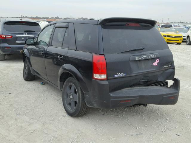 5GZCZ63424S822912 - 2004 SATURN VUE BLACK photo 3