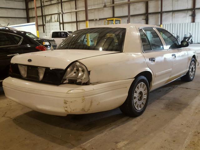 2FAHP71W54X154954 - 2004 FORD CROWN VICT WHITE photo 4