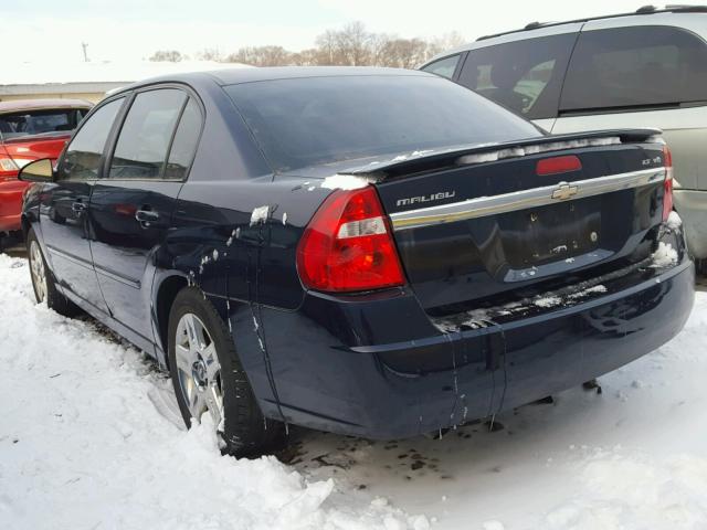 1G1ZT51876F221125 - 2006 CHEVROLET MALIBU LT BLUE photo 3