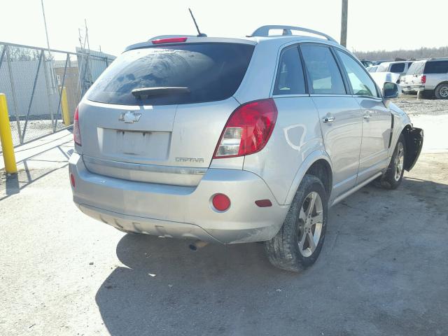 3GNAL3EK9ES523421 - 2014 CHEVROLET CAPTIVA LT SILVER photo 4