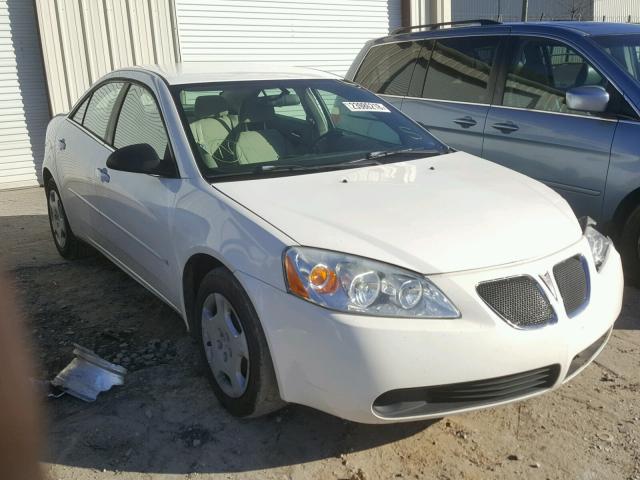 1G2ZF55B764224580 - 2006 PONTIAC G6 SE WHITE photo 1