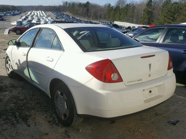 1G2ZF55B764224580 - 2006 PONTIAC G6 SE WHITE photo 3