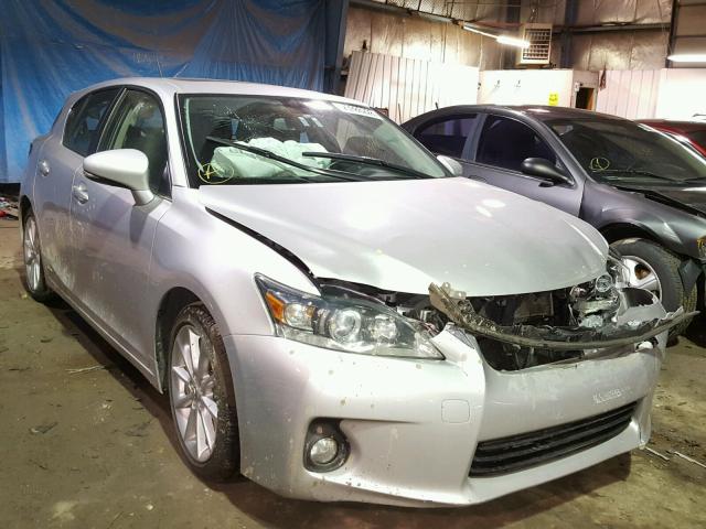 JTHKD5BH0C2061241 - 2012 LEXUS CT 200 SILVER photo 1