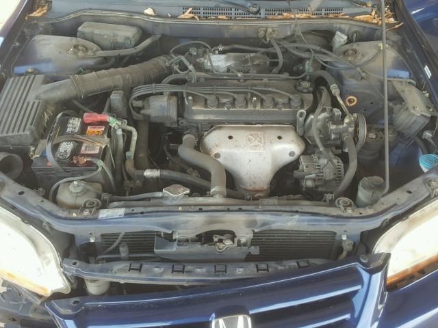 JHMCG554X1C005321 - 2001 HONDA ACCORD LX BLUE photo 7