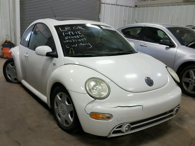 3VWDC21C61M421469 - 2001 VOLKSWAGEN NEW BEETLE თეთრი ფოტო 1