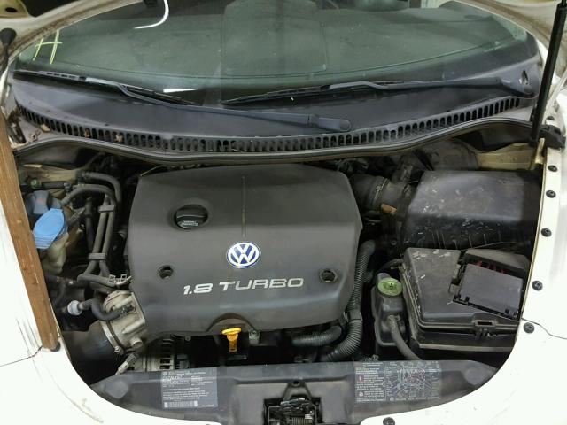 3VWDC21C61M421469 - 2001 VOLKSWAGEN NEW BEETLE თეთრი ფოტო 7