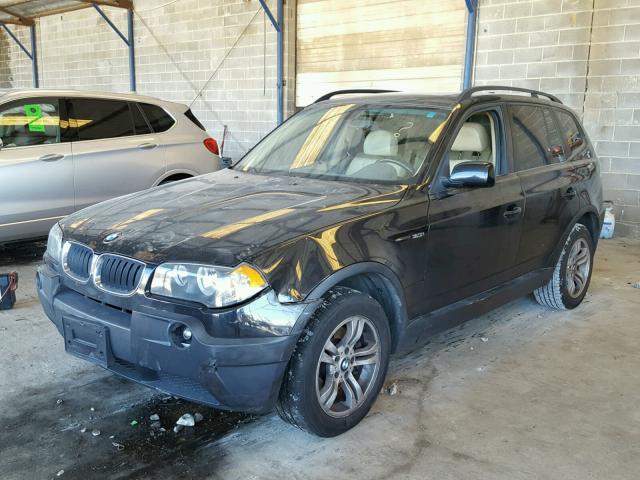 WBXPA93464WA30188 - 2004 BMW X3 3.0I BLACK photo 2