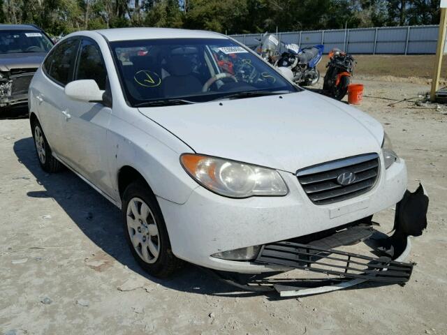 KMHDU46D68U344021 - 2008 HYUNDAI ELANTRA GL WHITE photo 1