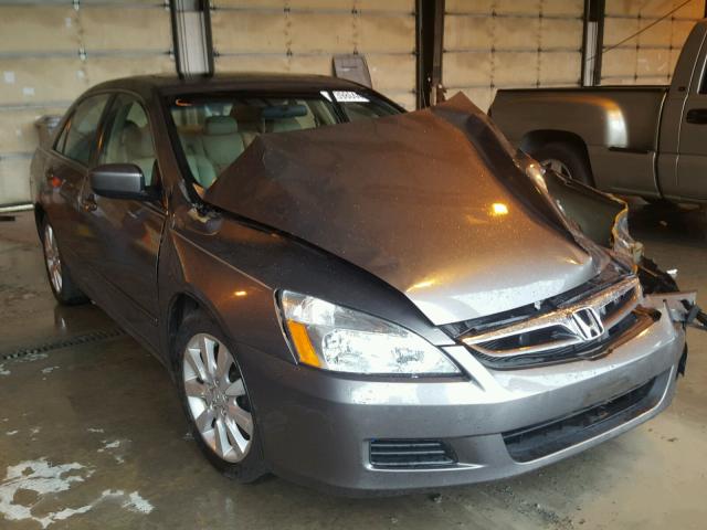 1HGCM66556A069505 - 2006 HONDA ACCORD EX GRAY photo 1