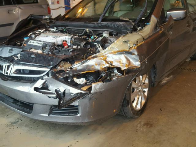 1HGCM66556A069505 - 2006 HONDA ACCORD EX GRAY photo 9