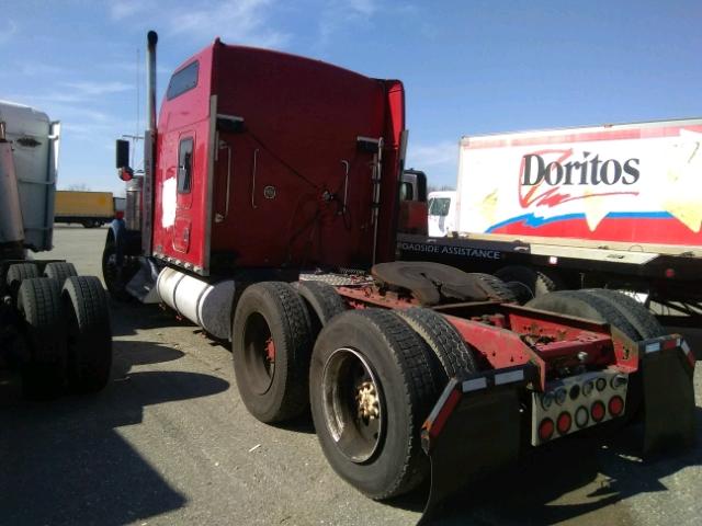 1XKWDB9X92R894691 - 2002 KENWORTH CONSTRUCTI RED photo 3