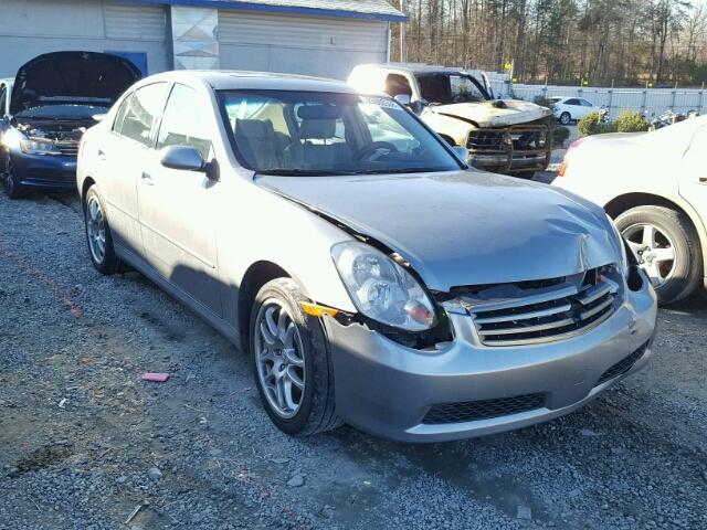 JNKCV51E86M515494 - 2006 INFINITI G35 GRAY photo 1