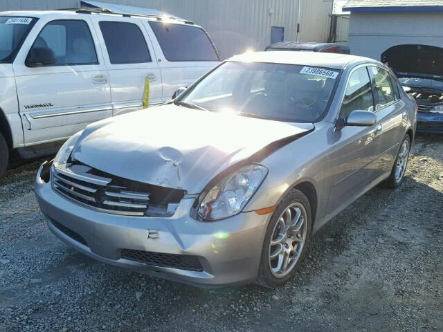 JNKCV51E86M515494 - 2006 INFINITI G35 GRAY photo 2