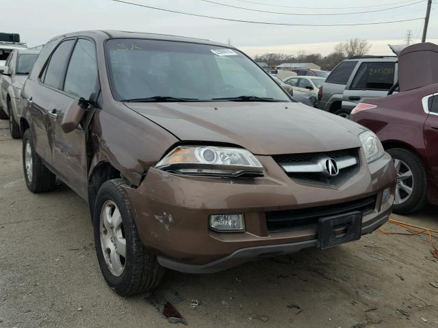 2HNYD18274H502695 - 2004 ACURA MDX BROWN photo 1