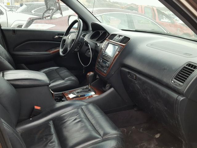 2HNYD18274H502695 - 2004 ACURA MDX BROWN photo 5