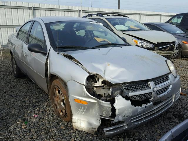 1B3ES56CX5D207771 - 2005 DODGE NEON SXT SILVER photo 1