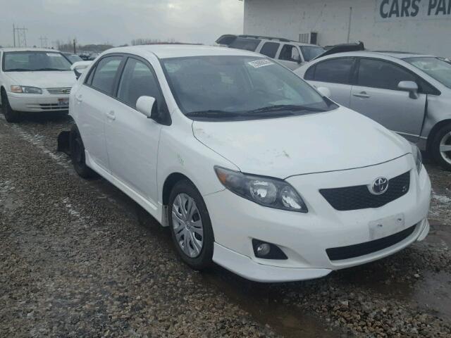 1NXBU40EX9Z045772 - 2009 TOYOTA COROLLA BA WHITE photo 1