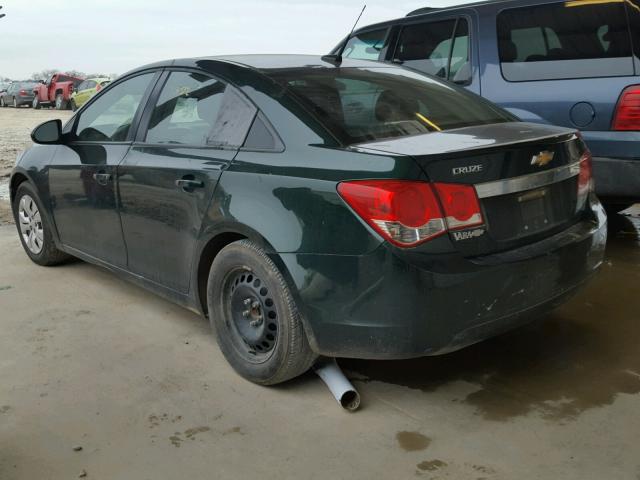 1G1PB5SH8E7109256 - 2014 CHEVROLET CRUZE LS GREEN photo 3