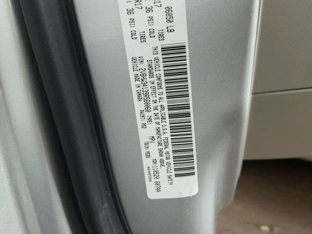 2V8HW34139R560060 - 2009 VOLKSWAGEN ROUTAN SE SILVER photo 10