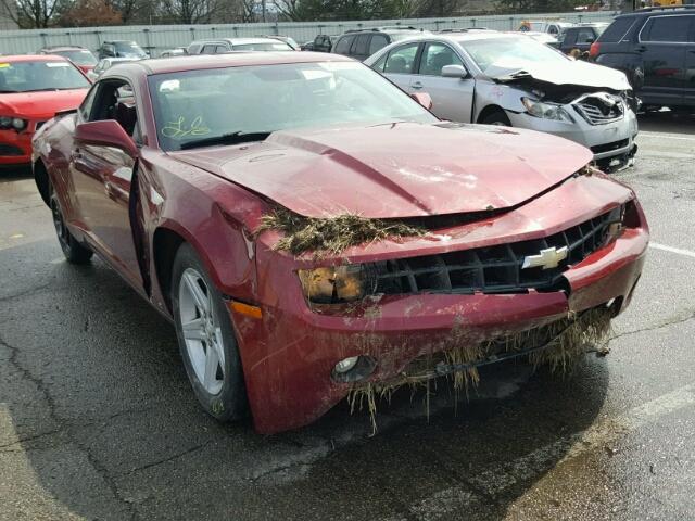 2G1FB1EV1A9149614 - 2010 CHEVROLET CAMARO LT RED photo 1