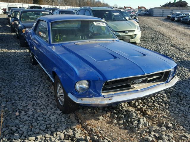 7T01T270821 - 1967 FORD MUSTANG BLUE photo 1